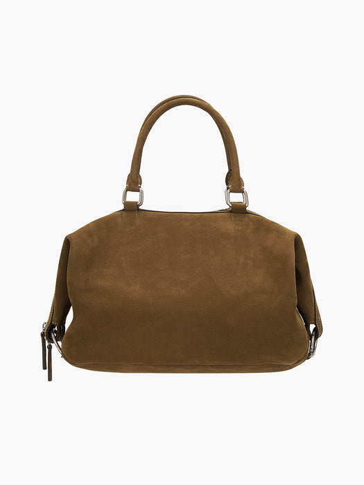 DUMPLING TOTE_chestnut nubuck