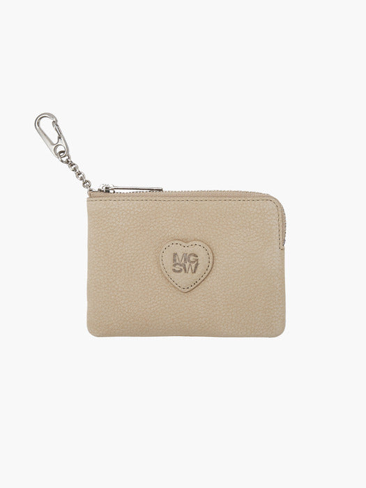 Margesherwood Heart Zipper Wallet nubuck