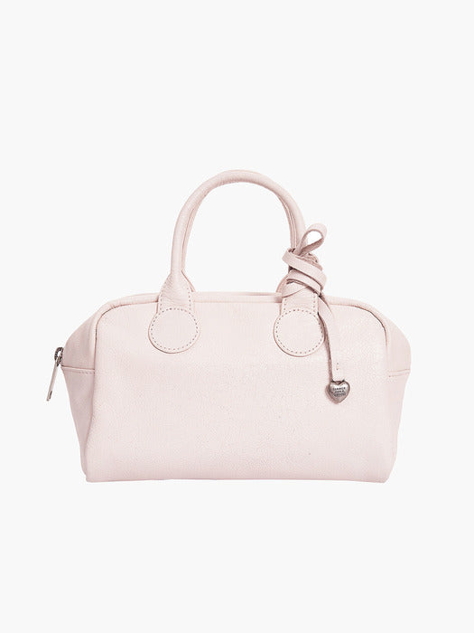 Margesherwood Heart Charm pale pink cracked