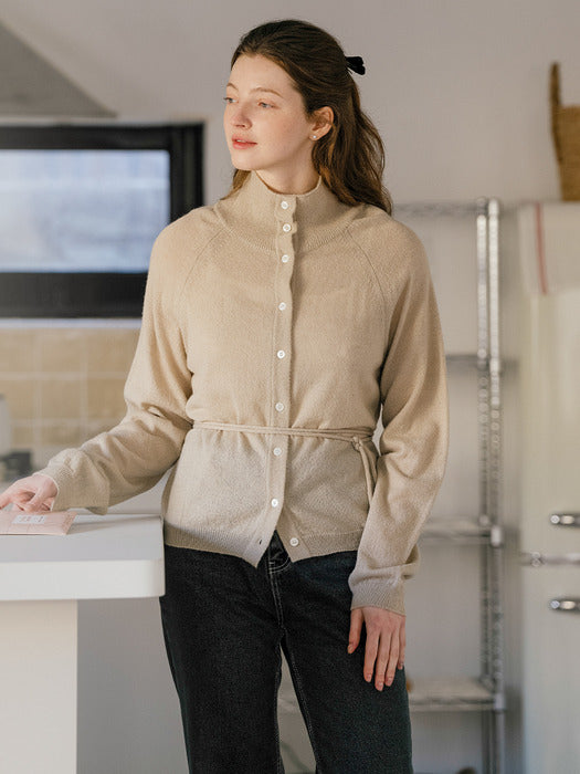 [TILLIDIE] Elevate 2way wool blended knit_Beige