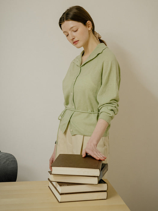 [TILLIDIE] Elevate 2way wool blended knit_Mint