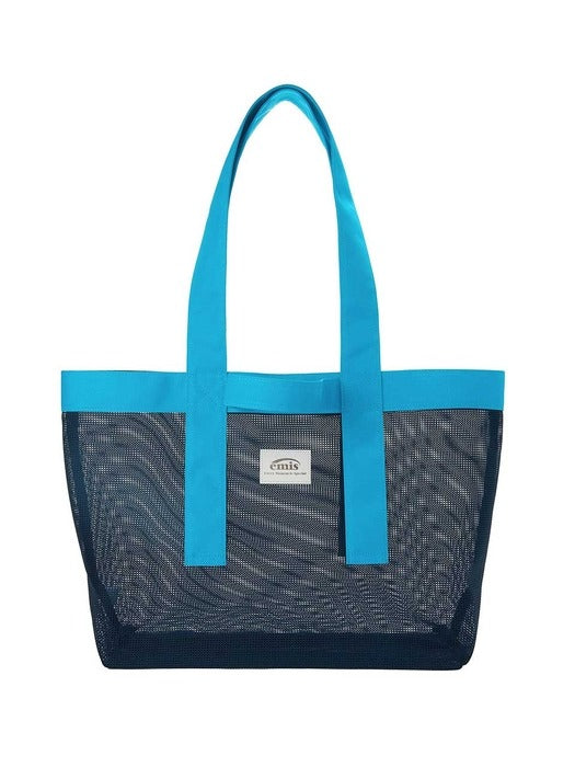 [emis] MESH SHOPPER BAG-NAVY