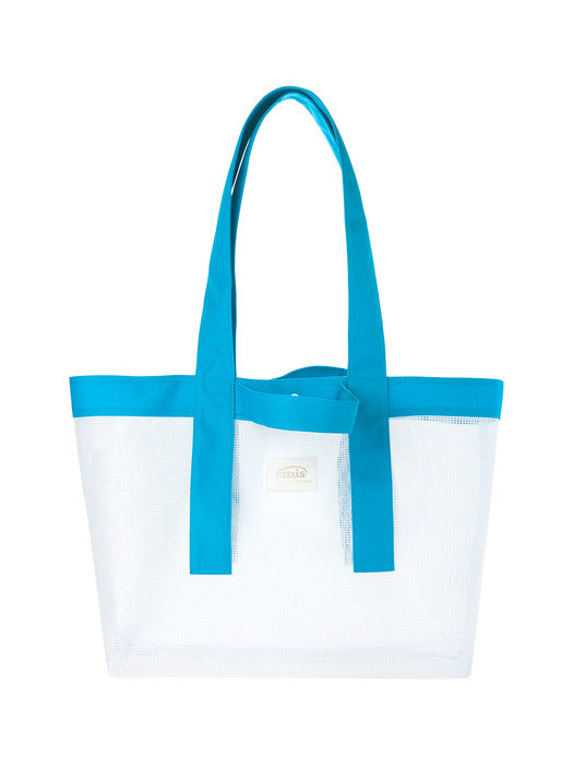 [emis] MESH SHOPPER BAG-WHITE