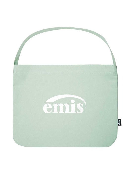 [emis] SILVER LOGO ECO BAG-MINT