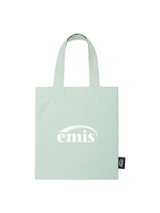 [emis] SILVER LOGO MINI ECO BAG-MINT