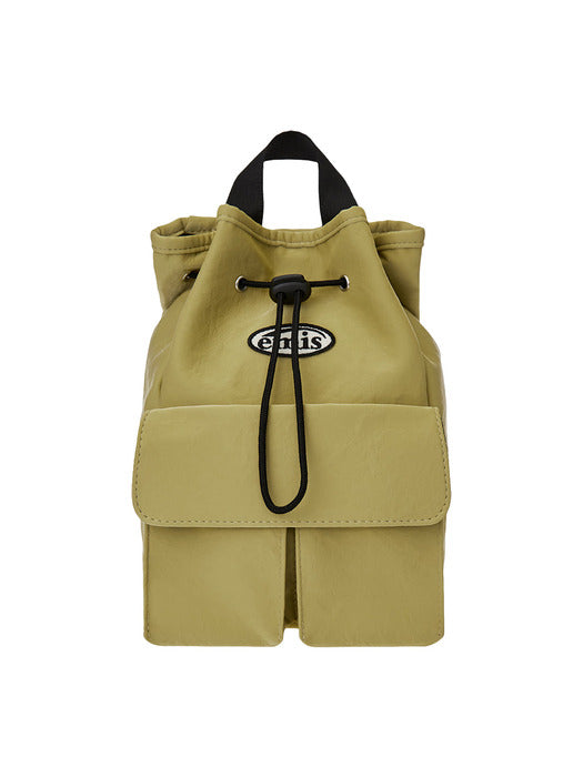 [emis] MINI WAPPEN POCKET BACKPACK (RENEWAL)-MUSTARD
