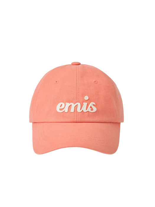 Emis Applique Ball Cap-Apricot