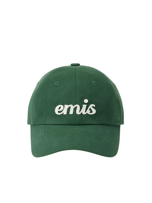 [emis] APPLIQUE BALL CAP-GREEN