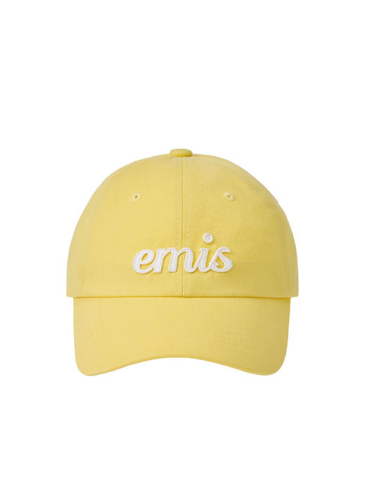 Emis Applique Ball Cap-Yellow