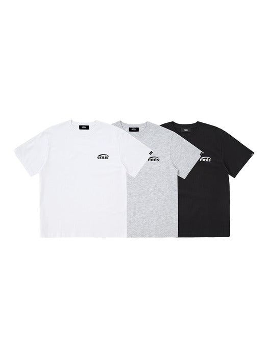 [emis] 3PACK T-SHIRT SET A (WH/BK/HG)