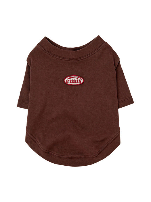 [emis] MINI WAPPEN TEE-BROWN