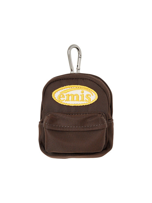 [emis] BACKPACK POOP BAG-BROWN