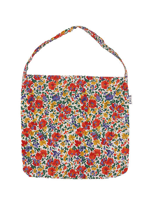 [emis] PAINTING FLOWER ECO BAG-WHITE