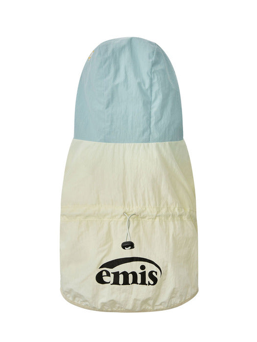 [emis] FOOT PRINT ANORAK-BLUE