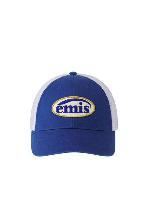 [emis] WAPPEN MESH BALL CAP-BLUE