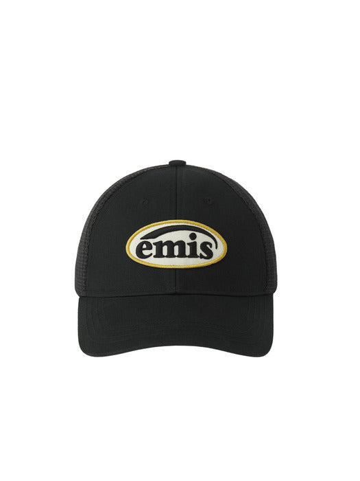 [emis] WAPPEN MESH BALL CAP-BLACK
