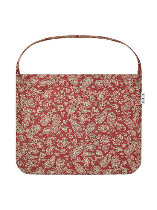 [emis] PAISLEY ECO BAG-RED