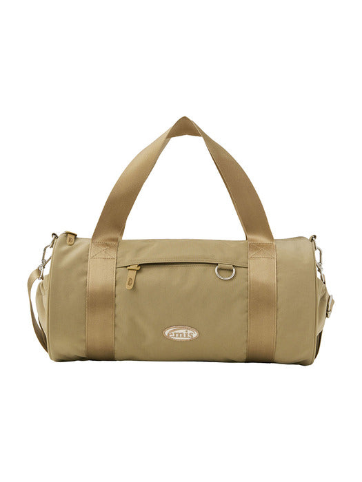 [emis] CROSSED BODY CIRCULAR BAG-BEIGE