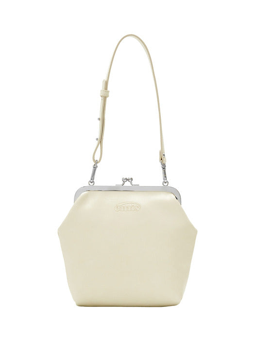 [emis] FRAME PURSE BAG-IVORY