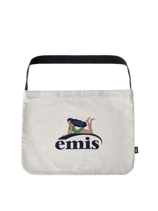 [emis] SURFER GIRL ECO BAG-NAVY