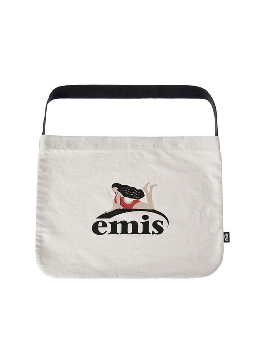 [emis] SURFER GIRL ECO BAG-BLACK