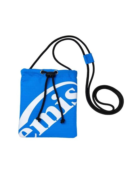 [emis] NEW LOGO CROSSED MINI BAG-BLUE