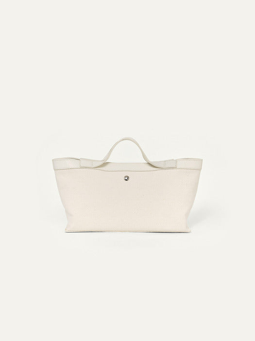 Kindersalmon Posell Canvas Tote Bag Raw-White (S)