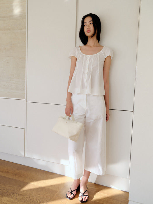 Kindersalmon Posell Canvas Tote Bag Raw-White (S)