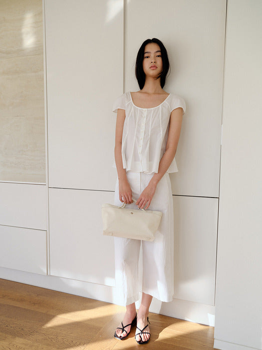 Kindersalmon James Cotton Blouse White-Sail