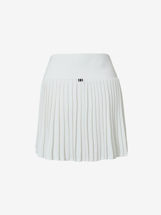 High-Rise Tennis Pleated Skirt_FS2SKH2351F_OWH