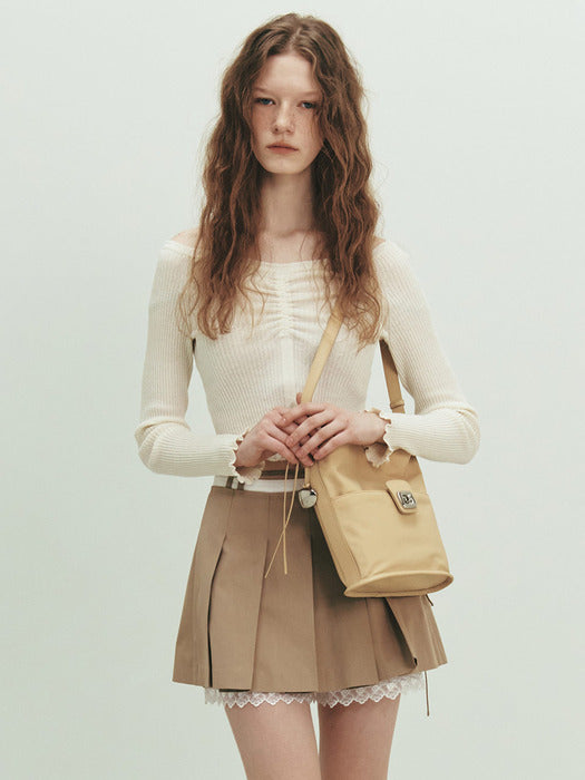 [raive] Riley Nylon Bucket in Yellow UF5SB072-52