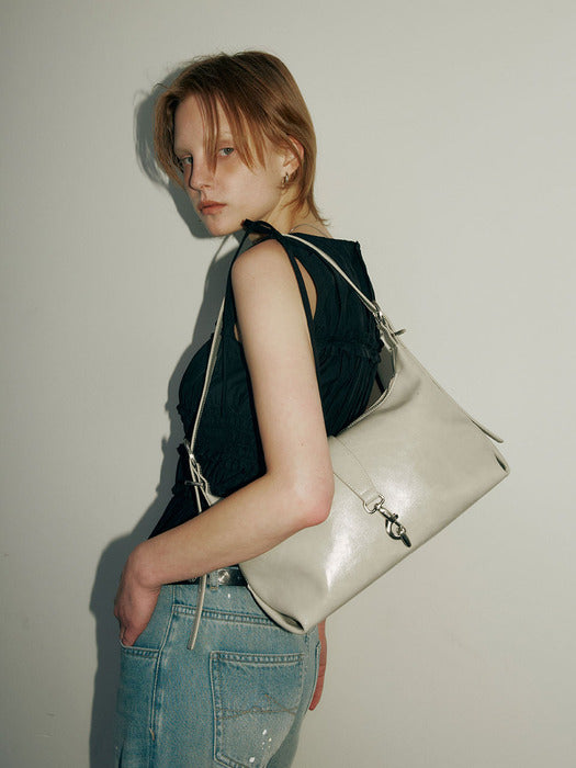 [raive] Hailey Small Shoulder in L/Grey UA5SB075-11