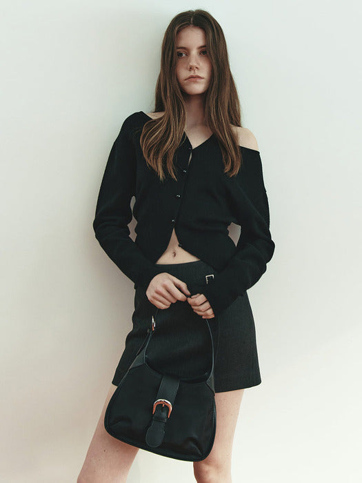 [raive] Leah Nylon Tote in Black UF5SB074-10