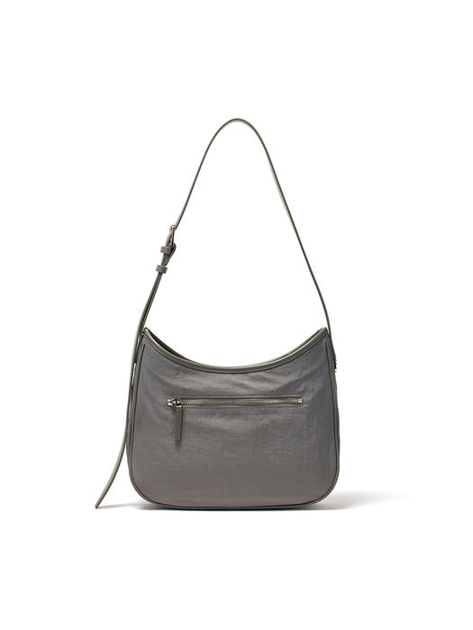 NYLON POCKET BAG IN CHARCOAL