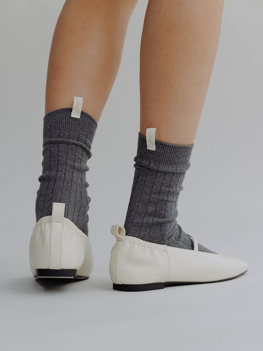 Mango Maniplease Kai Ribbed Socks