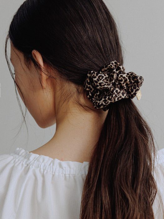 Mango Maniplease Rory Leopard Scrunchie