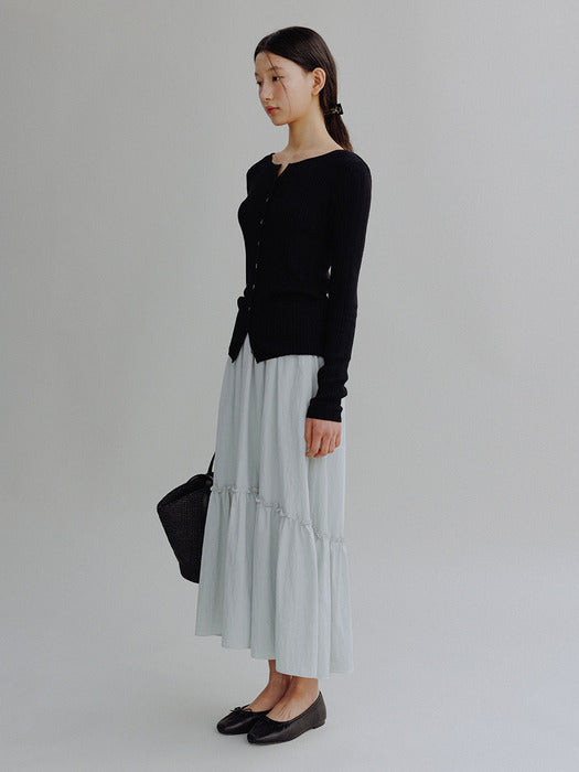 Wconcept_Mango_Maniplease Mango Maniplease Ryle Shirring Skirt - Mist Blue