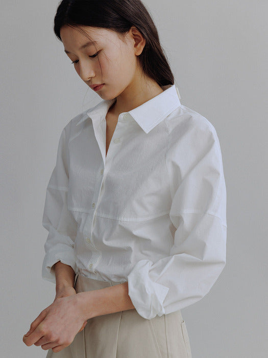 Mango Maniplease Felin Cotton Shirt Ivory