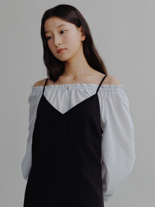 Wconcept_Mango_Maniplease Mango Maniplease Talia Shirring Blouse - Mist Blue