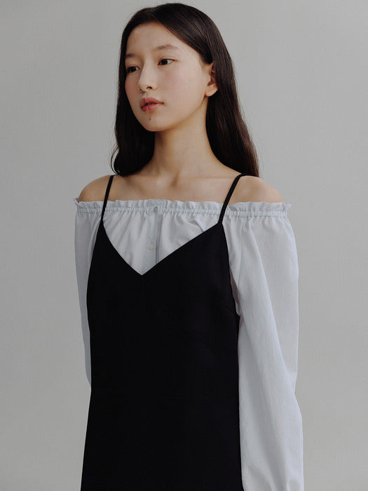 Wconcept_Mango_Maniplease Mango Maniplease Talia Shirring Blouse - Mist Blue