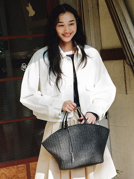 Mango Maniplease Tosso Bag Black