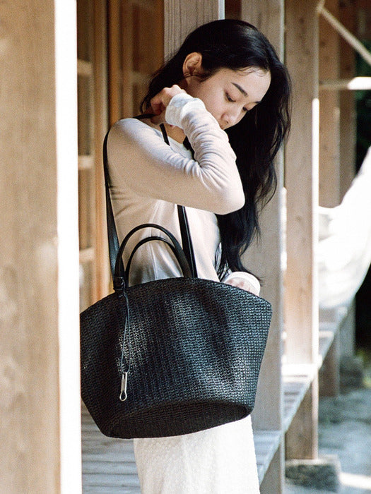 Mango Maniplease Tosso Bag Black