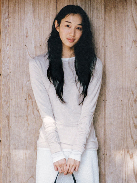Mango Maniplease Nilah Layered Tee Pale Pink