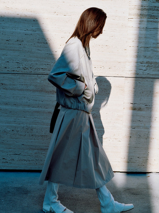 Loeuvre Unbalance Pleated Skirt