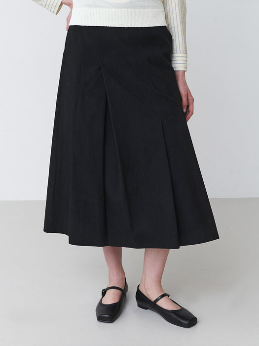 Loeuvre Unbalance Pleated Skirt