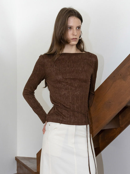 Loeuvre Crease Jersey Top