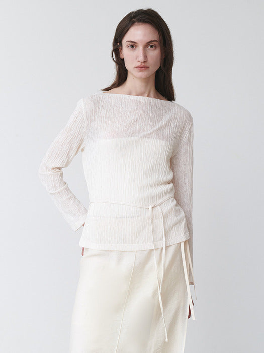 Loeuvre Crease Jersey Top