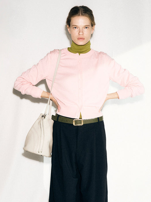 Loeuvre Wool Blended Button Cardigan