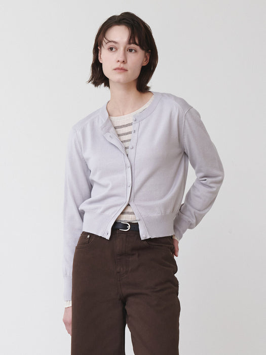 Loeuvre Wool Blended Button Cardigan