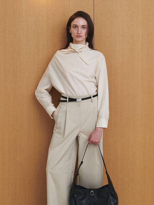 Loeuvre Draped Scarf Blouse
